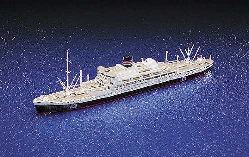 日本 AOSHIMA 組裝模型 1/700 日本客船 新田丸 No.506